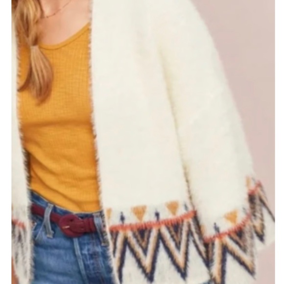 Like new Anthropologie Maya Aztec Kimono Cardigan. One size.Super soft and cozy. - Picture 2 of 6